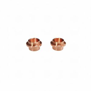 CNC Machined Precision Flanged Copper Sleeve Components for Industrial Use