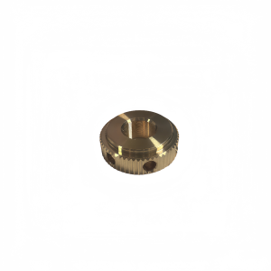 Custom Brass Knurled Threaded Ring