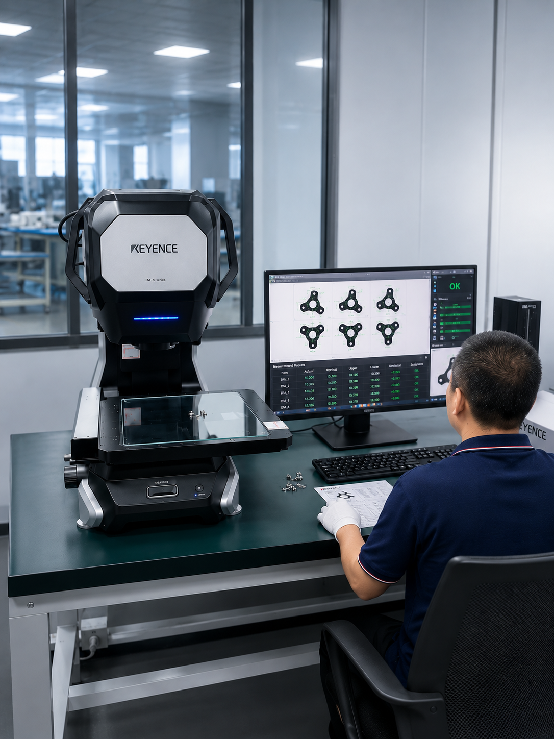 Maozhong Precision Hardware Enhances CNC Quality Control with KEYENCE IM-X Instant Measurement System